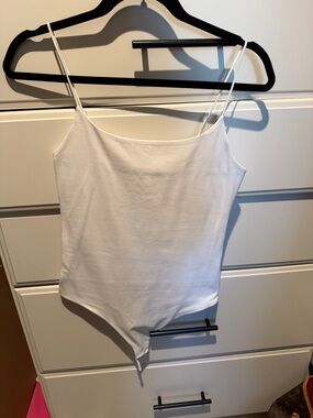 Nuuds Cami Bodysuit in White